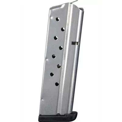 Check-Mate 1911 .38 Super 9-Round Stainless Steel Magazine w/ Removable Base