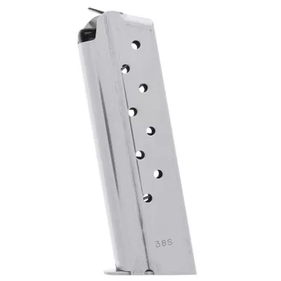 Check-Mate 1911 .38 Super 9-Round Stainless Steel Magazine
