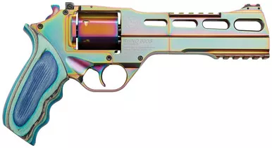 Chiappa CF340301 Rhino 60SAR Nebula CA Compliant 357 Mag 6" BBL Rainbow PVD