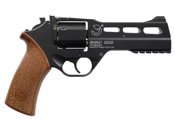 Chiappa Rhino 50DS CO2 .177 BB Revolver, Black - Caliber 0.177 - FPS 328