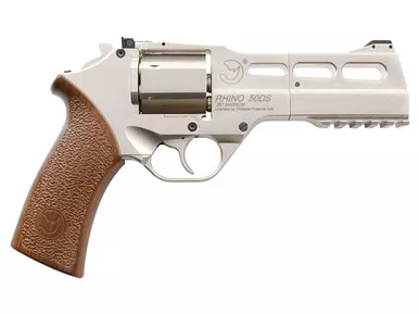 Chiappa Rhino 50DS CO2 .177 BB Revolver, Nickel