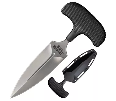 Cold Steel 12DBST Safe Maker I Push Dagger Knife 4.5" Double Plain Edge