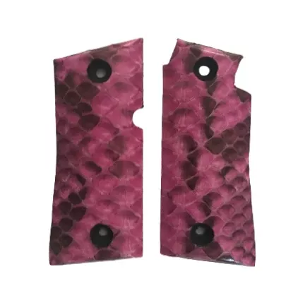 Colt Mustang Pocketlite - Genuine Python Snake Skin - Pink