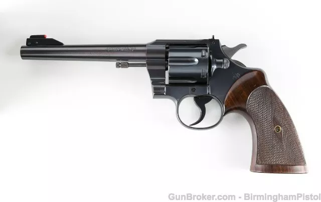 Colt Officers Model 38 Spl Match KING SIGHTS Walnut Blued