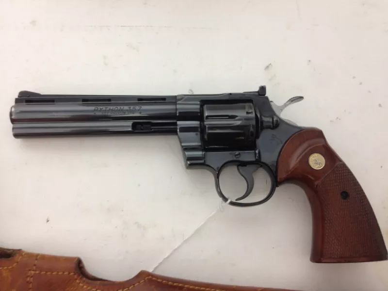 Colt Python 357 Mag 6" Blue Revolver 1978