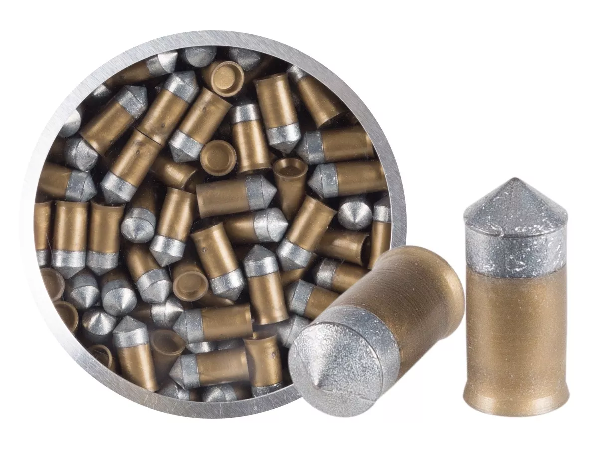 Crosman PowerShot Gold Flight Penetrator Pellets, .177 Cal, 8.5 Grains, Pointed, Lead-Free, 125ct - Caliber 0.177