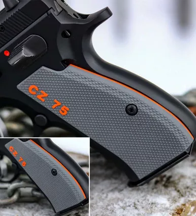CZ 75 Thin Full Checkered - "CZ 75" Inlay & Liner