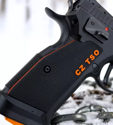 CZ 75 Thin Full Checkered - "CZ TSO" Inlay & Liner