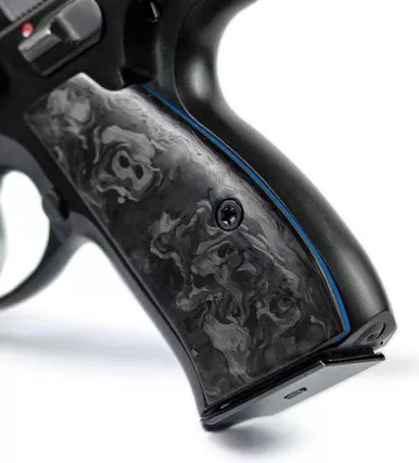 CZ 75 Thin Marbled Carbon Fiber w Liner