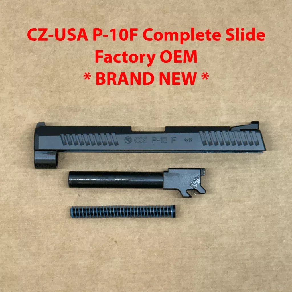 CZ P-10F OEM Complete Slide, Barrel & Recoil Spring – 9mm – BRAND NEW