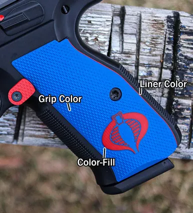 CZ Shadow 2 Palm Swell Checkered - Cobra Color-Fill & Liner