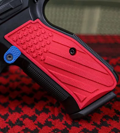 CZ Shadow 2 Palm Swell - Engraved Flag
