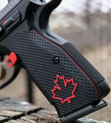 CZ Shadow 2 Thin Roughnecks- Maple Leaf Inlay w/ Liner