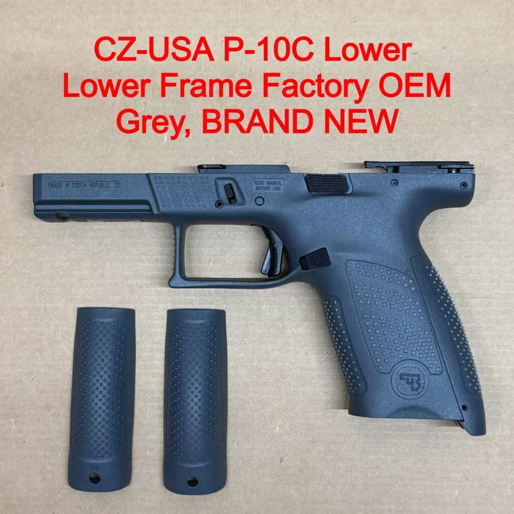 CZ-USA P-10 C OEM Lower Frame Assembly Grey 9mm Compact – BRAND NEW