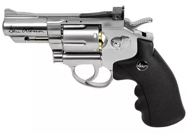 Dan Wesson 2.5″ CO2 Pellet Revolver, Silver