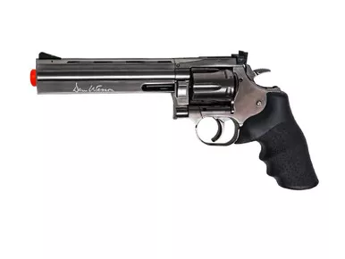 Dan Wesson 715 6″ CO2 Airsoft Revolver, Steel Grey