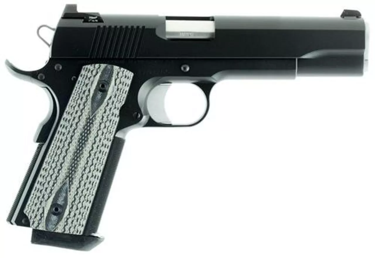 Dan Wesson Valor 10mm, 5″ Barrel, Black G10 Grips, 8rd, Stainless Steel