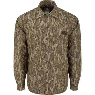 Drake Waterfowl LST Double Down Jac-Shirt DWR Bottomland 3X Large