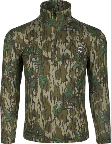 Drake Waterfowl Ol' Tom Performance 1/4 Zip - MO Greenleaf - Medium