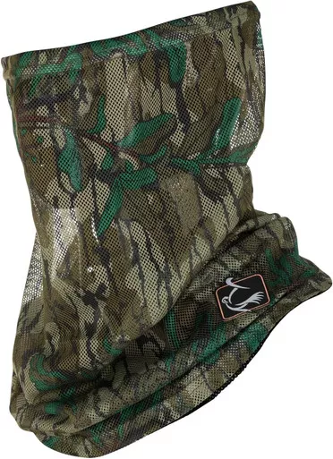 Drake Waterfowl Performance Mesh Half Mask w/ Bungee Cord OSFM Greenleaf