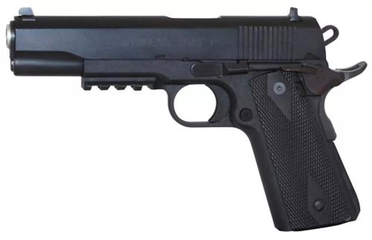 EAA Witness Elite 1911, 45 ACP, 4″, 8rd, Black, Fixed Sights