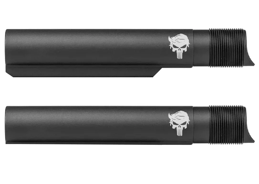 Engraved AR-15 Buffer Tube – Punisher Trump (Pistol or Carbine)