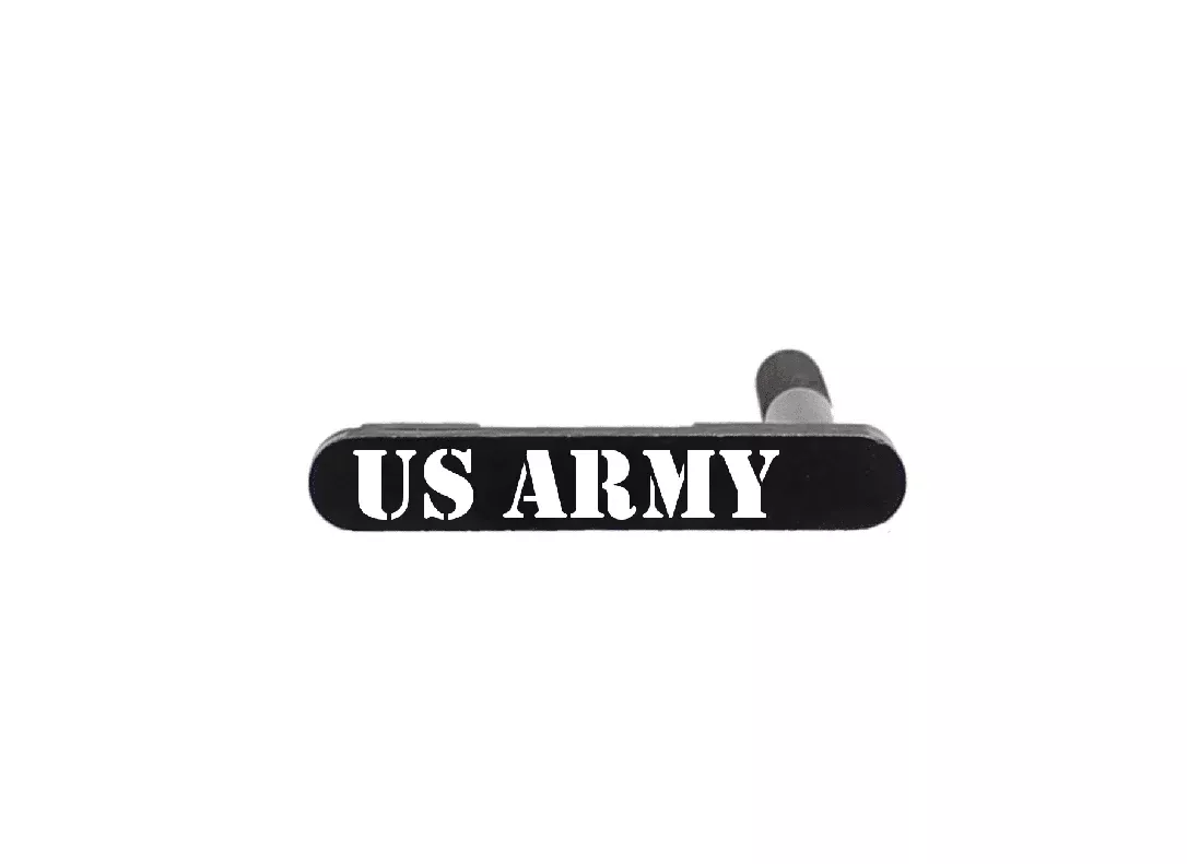 Engraved AR-15 Magazine Catch – US Army