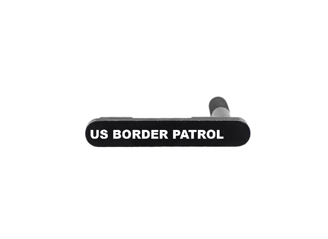 Engraved AR-15 Magazine Catch – US Border Patrol