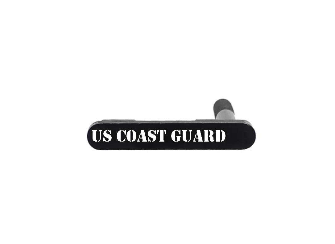 Engraved AR-15 Magazine Catch – US Coast Guard