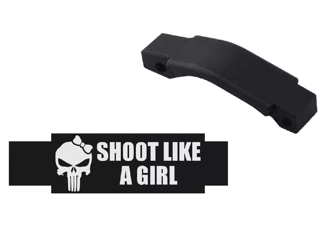 Engraved Enhanced Trigger Guard – PUNISHER GIRL (SHOOT LIKE A GIRL)