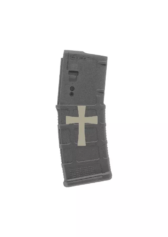 Engraved Magpul MOE PMAG 30 Round AR-15 Magazine – CROSS