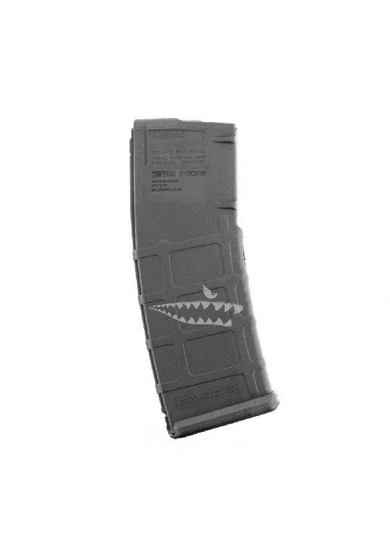 Engraved Magpul MOE PMAG 30 Round AR-15 Magazine – WAR SHARK