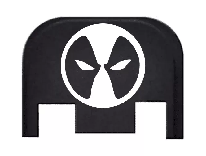 Engraved Slide Plate For Glocks – DEADPOOL