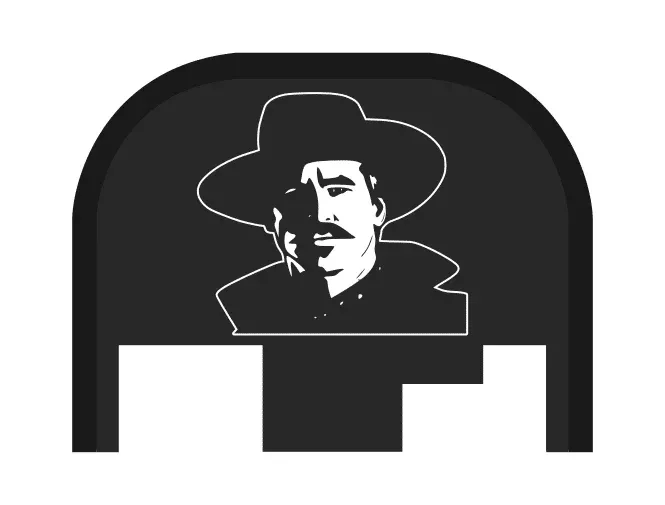 Engraved Slide Plate For Glocks – DOC HOLLIDAY