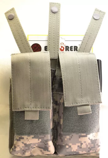 Explorer Double Mag Holder, ACU, 7.5 x 9 x 1-Inch