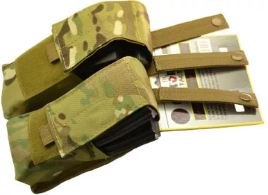 Explorer Double Mag Holder, ML Camo, 7.5 x 9 x 1-Inch