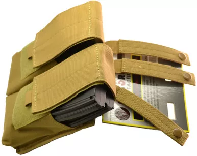 Explorer Double Mag Holder, Tan, 7.5 x 9 x 1-Inch