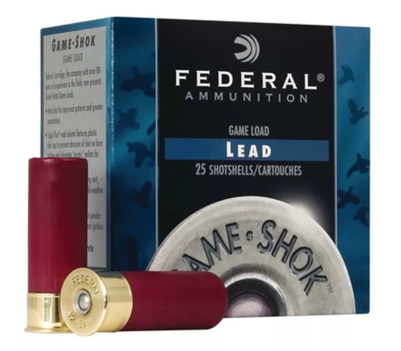 Federal Game-Shok 12 Ga, 2.75″, 1290 FPS, 1oz, 6 Shot, 250rd/Case