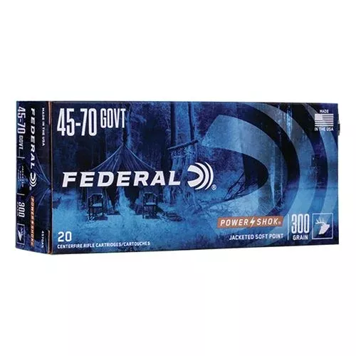 Federal Power Shok Rifle 45-70 Government