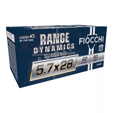 FIOCCHI RP 5.7X28MM SUBSONIC 62GR FMJ - 50 rounds