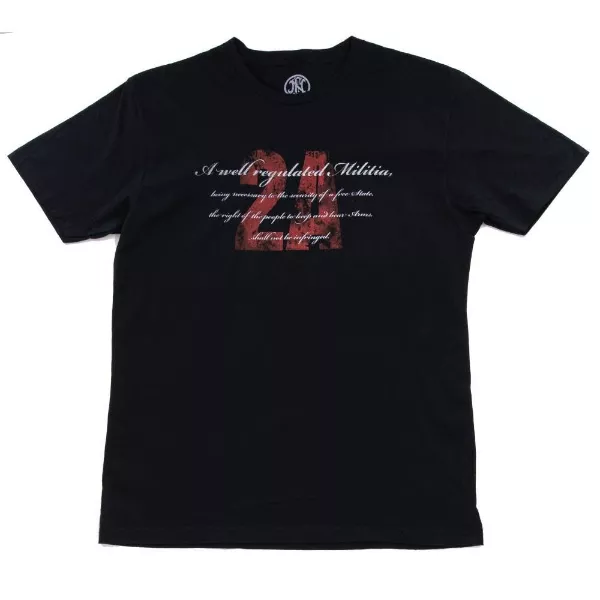 FN Mens Black 2A Tee