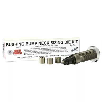 Forster Products Inc 6mm Creedmoor Bushing Bump Neck Die Kit