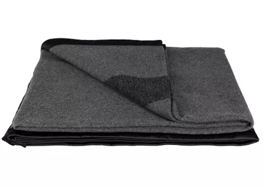 Fox Outdoor German Army Style Blanket Grey Black Stripe 818-3