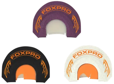 Foxpro Hybrid Spur Combo Diaphragm Call, Black/Purple/White, 3-Piece