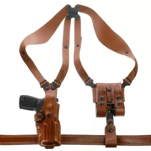 Galco GALCO VERTICAL SHOULDER SYSTEM 3.0 AMBI LEATHER N FR 6″ TAN