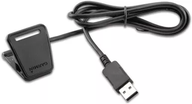 Garmin Charging/Data Clip Recharge/Transfer Using Computer USB Port - Blk