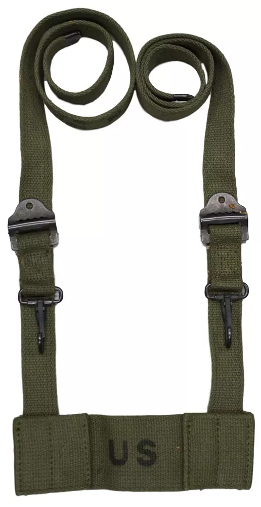 GI Vintage M56 Canvas Butt Pack Adapter Field Pack Assembly Strap
