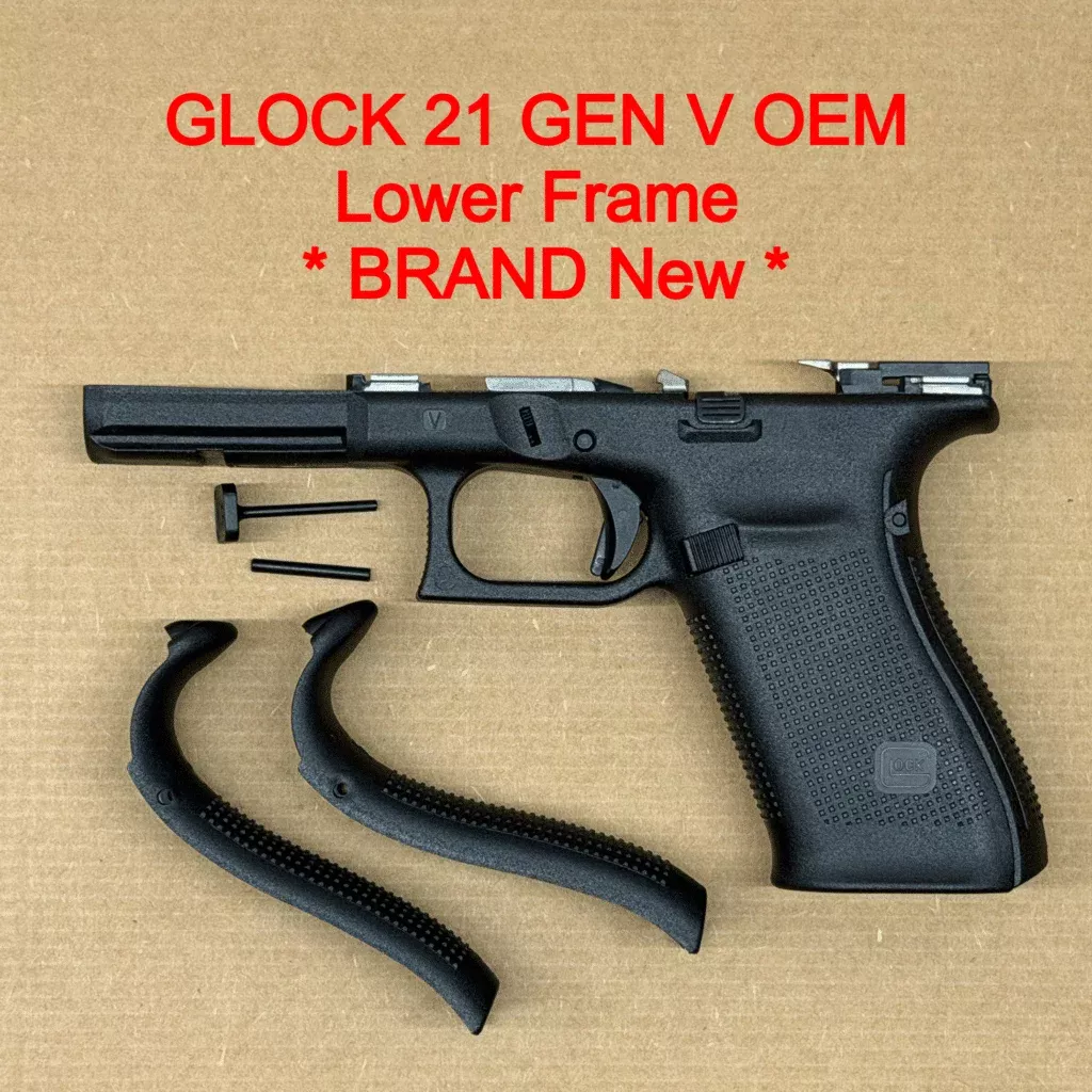 Glock 21 Gen V OEM Lower Frame – Factory .45 ACP Grip Module – Genuine Glock – NEW