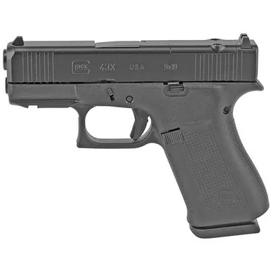 Glock UX4350201FRMOS G43X MOS 9mm 3.41" BBL 10+1 Black Optics Ready