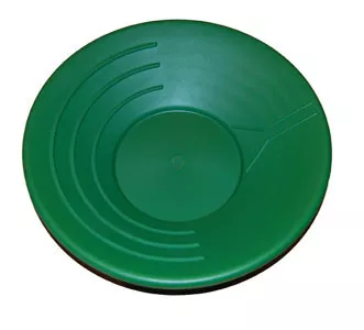 Gold Pan 14" - GREEN Plastic